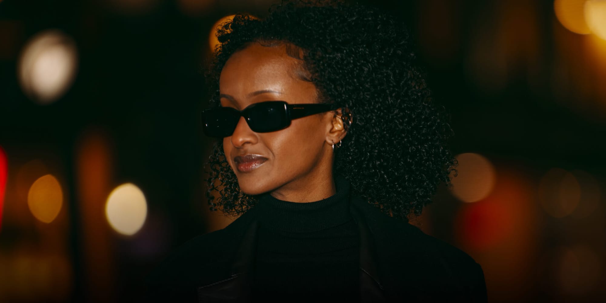 Elegant luxury outfit with bold styling