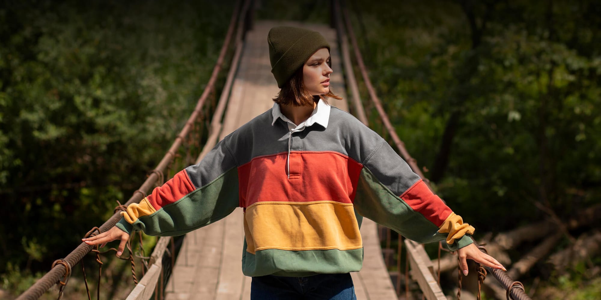 Inspirational journey theme with open horizon